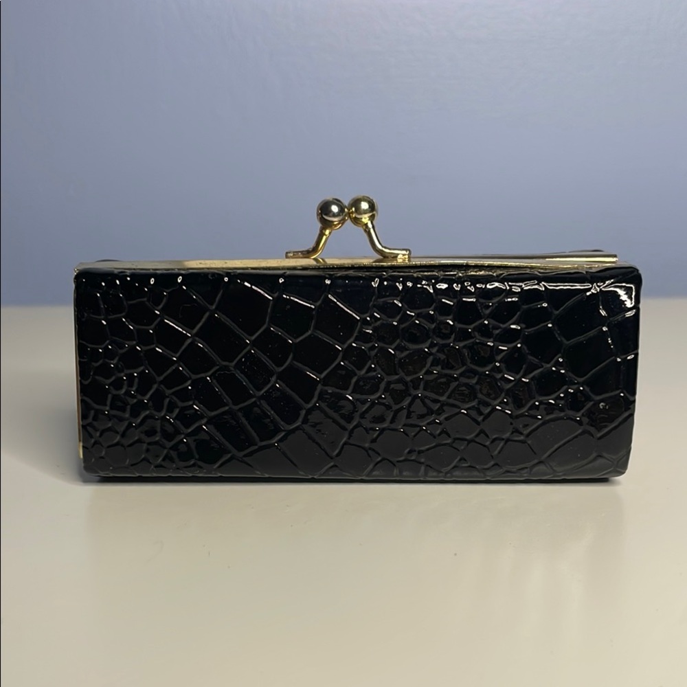 Vintage black coin purse